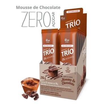 Imagem de Barra De Cereais Trio Sobremesa Zero Açucar Mousse de Chocolate Caixa C/12 Unidades
