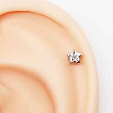 Imagem de Piercing De Estrela Em Prata 925 - Eu Curto Acessórios