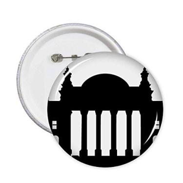 Imagem de Berlim Reichstag Broche de ponto de referência de Berlim para decoração 5 peças