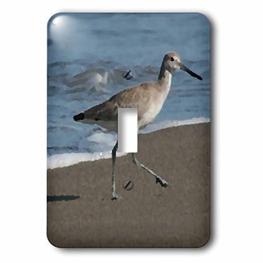 Imagem de 3dRose Lsp_185198_1 Sandpiper Abstract Running on Beach Light Switch Cover