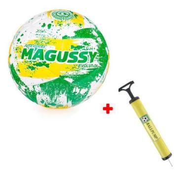 Imagem de Bola Futebol Futvolei Evolution Magussy + Bomba De Ar