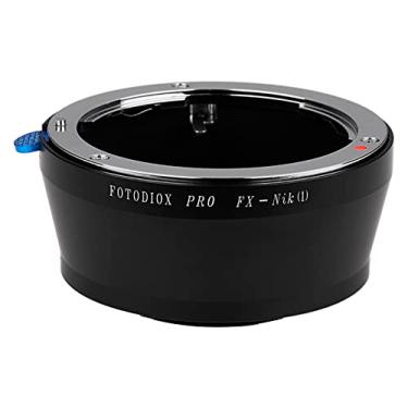 Imagem de Adaptador de montagem de lente Fotodiox PRO, lentes Fuji Fujica X-Mount de 35 mm para câmera Nikon 1-Series, compatível com Nikon V1, câmeras sem espelho J1, FX-Nik(1) PRO