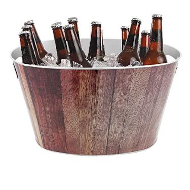 Imagem de Tuut, Linha Bar, Balde de Gelo Oval, 15Litros, Ferro Galvanizado