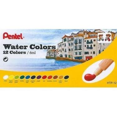 Imagem de Tinta Aquarela Pentel 18 Cores Water Colors Htp-18