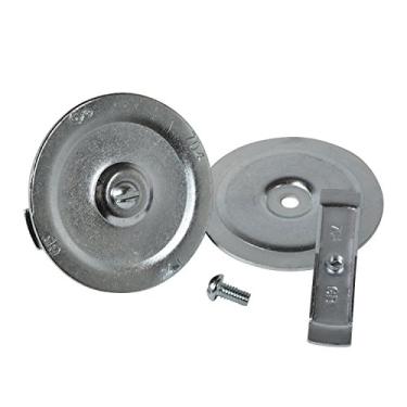 Imagem de Gardner Bender KO701 selo de metal para apagar, 1,27 cm de tamanho de conduíte, tamanho marcado, aço galvanizado à prova de ferrugem, 16 AWG de aço, fio de 1,27 cm, em relevo – autocentralização, 100 unidades., 3,15 cm (1 ¼ polegada)