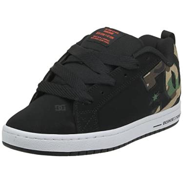 Imagem de DC Court Graffik Tênis de skate masculino, Camuflagem preta, 45