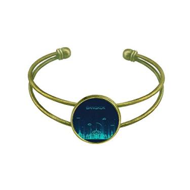 Imagem de Bracelete Bangkok com a cultura tailandesa de alfândegas em estilo retrô aberto