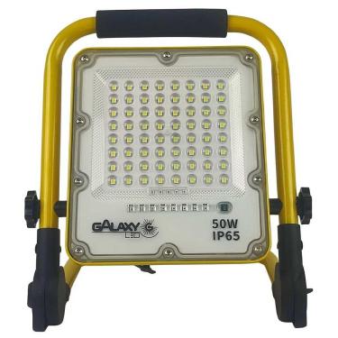 Imagem de Refletor Led Recarregável 50W 6500K Portátil IP65