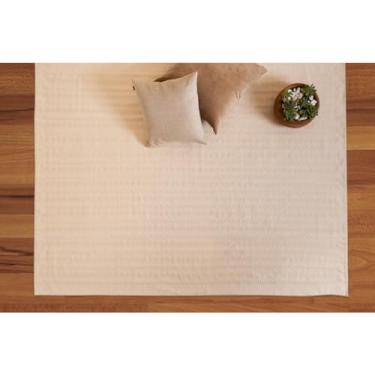 Imagem de TAPETE SALA E QUARTO RUSTICO CRU MINIMALE 150 X 200 CM Cor:Cru