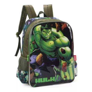 Imagem de Mochila Escolar Hulk Marvel Avengers IS39581AG-VD - Luxcel