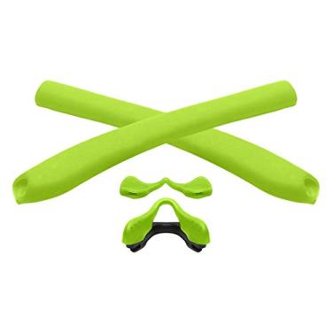 Imagem de Vonxyz Kits de borracha de substituição para óculos de sol Oakley EV Zero Pitch – Verde