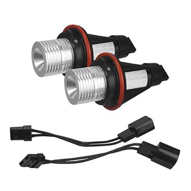 Imagem de ePathChina 2 peças de lâmpadas de LED Angel Eyes sem erros, adequadas para BMW E39 E53 E60 E61 E63 E64 E65 E66 E87 525i 530i xi 545i M5 (verde)