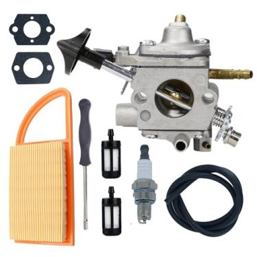 Imagem de Carburionix Kit de carburador BR600 para Stihl BR500 BR550 BR600 BR700 BR 500 550 600 700 mochila soprador de folhas substitui Zama C1Q-S183 4282-120-0606 peças - com kit de vela de ignição de filtro