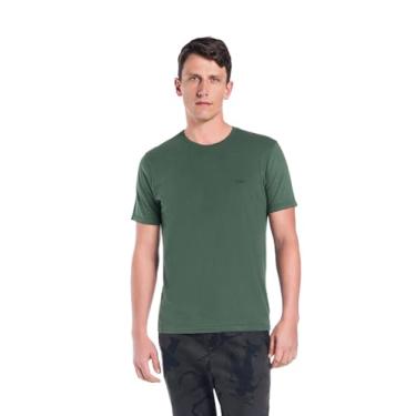 Imagem de Camiseta Hangar 33 Malha Natural Verde Tam. M