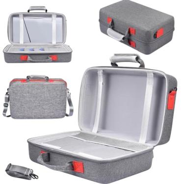 Imagem de Estojo de transporte rígido para viagem para PS5 Slim, bolsa de armazenamento à prova de choque compatível com controladores PS5 Slim/disk Digital Edition/cabos e outros acessórios/815