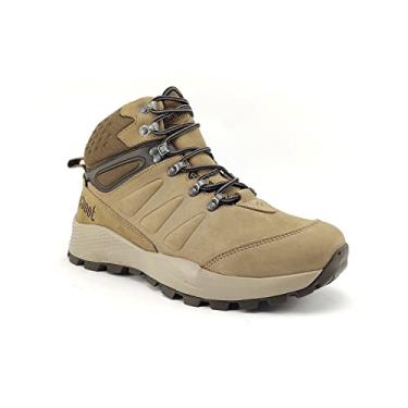 Imagem de Coturno Macboot de Couro Massaranduba 02 Resistente Trilha e Moto Cor:Marrom Claro;Tamanho:41;Gênero:Masculino