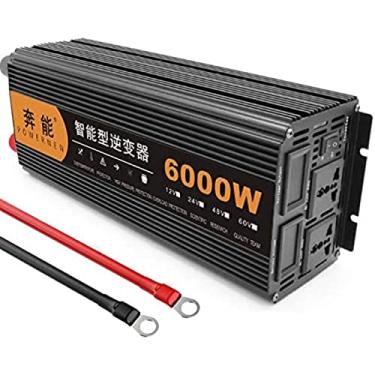 Imagem de Novo Inversor de potência de onda senoidal pura 3200W 4000W 5000W 6000W 8000W 9000W 12000W 15000W,6000W,12V