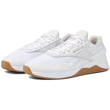 Imagem de Reebok Nano Classic, Branco/cinza puro/metálico elegante, 11 Women/9.5 Men