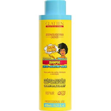 Imagem de Glatten Cachos Fortes - Shampoo Repair Low Poo Sem Sulfato 450ml