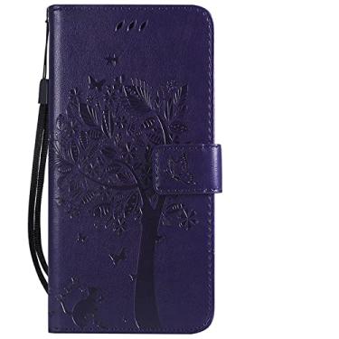 Imagem de Capa para celular com alça de couro da moda Capa com carteira para Samsung Galaxy J5 J7 2016 J510 J710 J2 Core J4 Prime J6 Plus J8 Pro 2018 Flip PU, G2, Roxo escuro, Para Samsung J2 Core