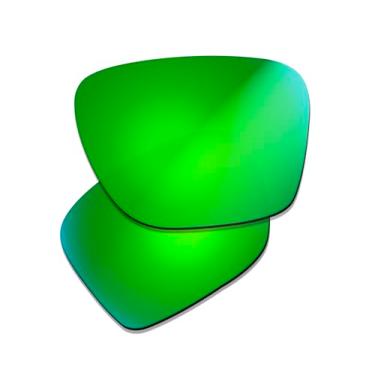 Imagem de Prizo ORL Lentes de reposição polarizadas para óculos de sol Oakley Sylas XL OO9448 (irídio verde)