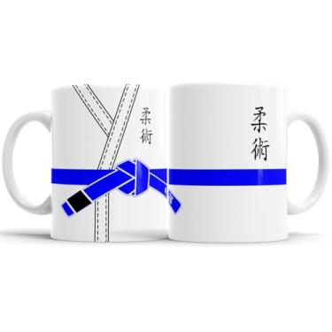 Imagem de Caneca Kimono JIU-JITSU com Faixa Azul