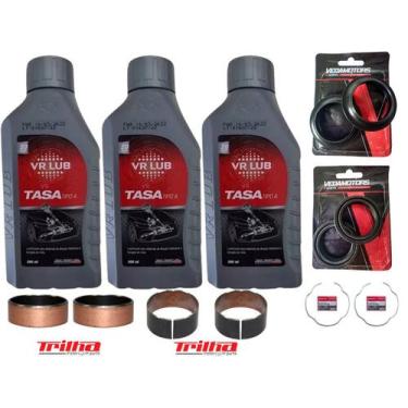 Imagem de Retentor Bengala + Guarda Pó + Trava + Oleo Xre 300 Tornado - Vedamoto