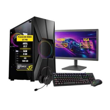 Imagem de Pc Gamer Completo Hércules I3 3º Ger Gt 740 8Gb Hd 500Gb - Amorim Shop
