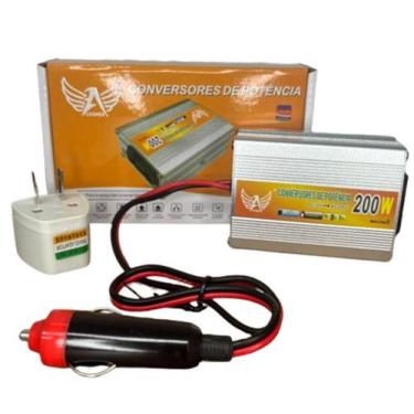 Imagem de Conversor Veicular Inversor Com 200w De Potência - Dc 12v Ac 220v - sh