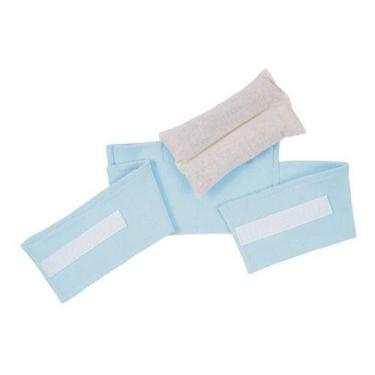 Imagem de Cinta Termica Alivia Colica Bebe Azul Compressa Quente Buba