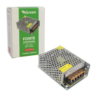 Imagem de Fonte De Alimentação 24v 2a 48w Chaveada 110/220v Bivolt - GREEN, 044-