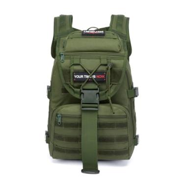 Imagem de Mochila Tática Bolsa Camping Reforçada Exército Acampamento Viagem Notebook (Verde)