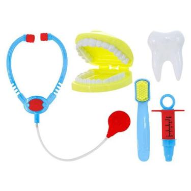Imagem de Kit Dr. Dentista Infantil Brinquedo Faz de Conta Doctor - Art Brink