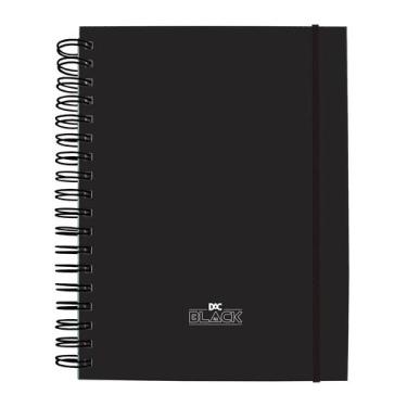 Imagem de Caderno Smart Médio Colegial Black Preto Fls Reposicionáveis DAC