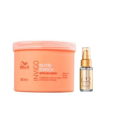 Imagem de Máscara Nutri Enrich e Oil Reflection 30ml - Wella - Wella Professiona