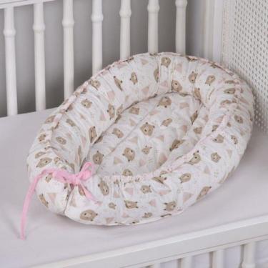 Imagem de Ninho Redutor De Berço Matelado Algodão Estampado - Monzilo Baby Kids,