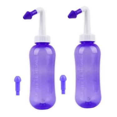 Imagem de Kit 2 Duchas Higienizador Nasal Bebê Adulto Lavador 300ml - Care Day, 