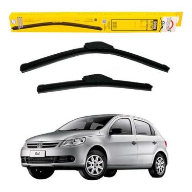 Imagem de Par Palheta Dianteira Volkswagen Gol G5 1.0 1.6 2008 A 2013 - Dyna