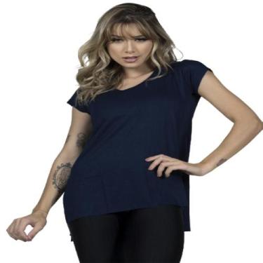 Imagem de Blusa Fitness Sobre Legging Feminina Tapa Bumbum - WLS Modas, G, Marin