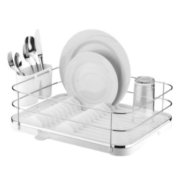 Imagem de Escorredor De Louças Branco E Cromado Com Bico Cozinha - Future Indust