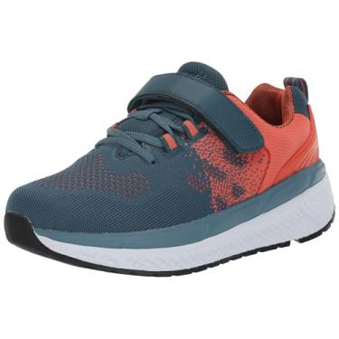 Imagem de Propét Tênis esportivo feminino ultra Fx de malha leve, Azul-petróleo/coral, 9 Wide