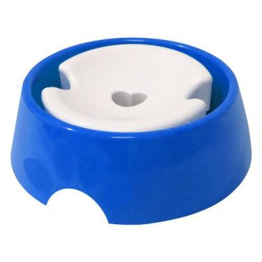 Imagem de Bebedouro Furacao Pet Pop Pelos Longos 1L Azul N3 - Furacão Pet