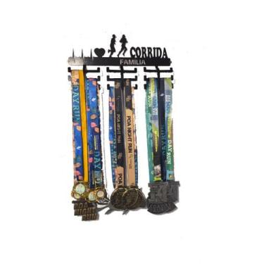Imagem de Porta Medalhas em Aço - Corrida 13 - Medal Art