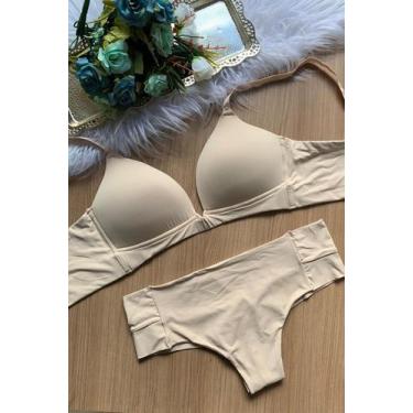 Imagem de Conjunto Sutiã e Calcinha Confort em Microfibra - DELICADAS MODA ÍNTIM