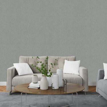 Imagem de Papel de Parede Textura Yuki Tons de Cinza e Branco - Rolo com 10 Metr