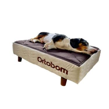Imagem de Base Para Pet Camurça Bege (13X80X60) - Ortobom