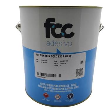 Imagem de Cola de Contato 2,8kg Adesivo de contato Para Moveis Acabamento Cola S