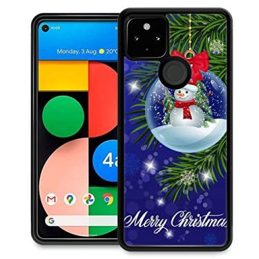 Imagem de Goodsprout Compatível com Google Pixel 5, Feliz Natal, design de padrão incrível, à prova de choque, antiarranhões, capa traseira rígida de policarbonato para Google Pixel 5