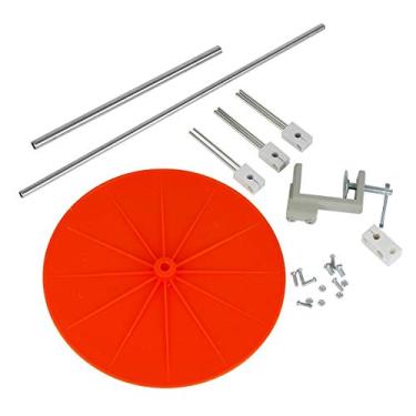 Imagem de HONEYSEW Encadernação de máquina de costura e carretel de suporte de fita com grampo de montagem disco de 25,4 cm