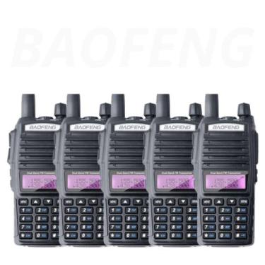 Imagem de Kit 5 Rádios Comunicador UV-82 Baofeng - Lellis Rocha